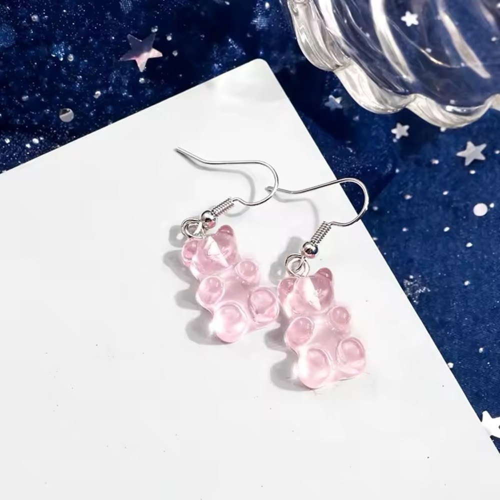 Mini Gummy Bear Earrings – Dangle Earrings - Handmade - Picture 7 of 7